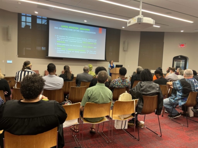 DL - Malebranche presentation on "The Lakou System in Haiti and its Cosmogonia: A Reading of Lwa Civilization"